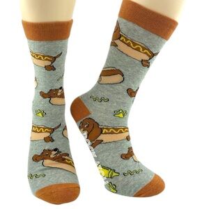 Party Animal Hot Diggity Dog Unisex Crew Socks